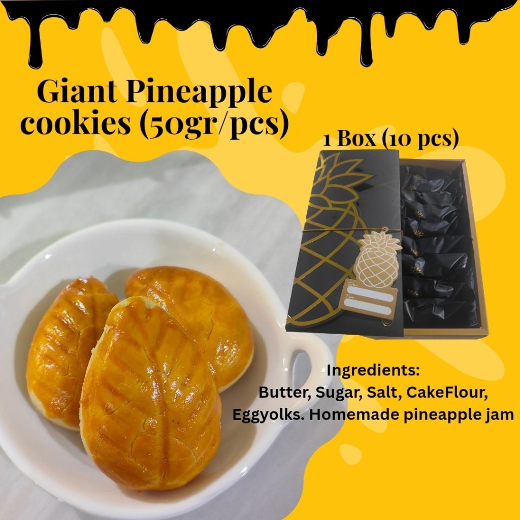 

Nastar Original Jumbo 50gr/pcs (isi 10pcs)