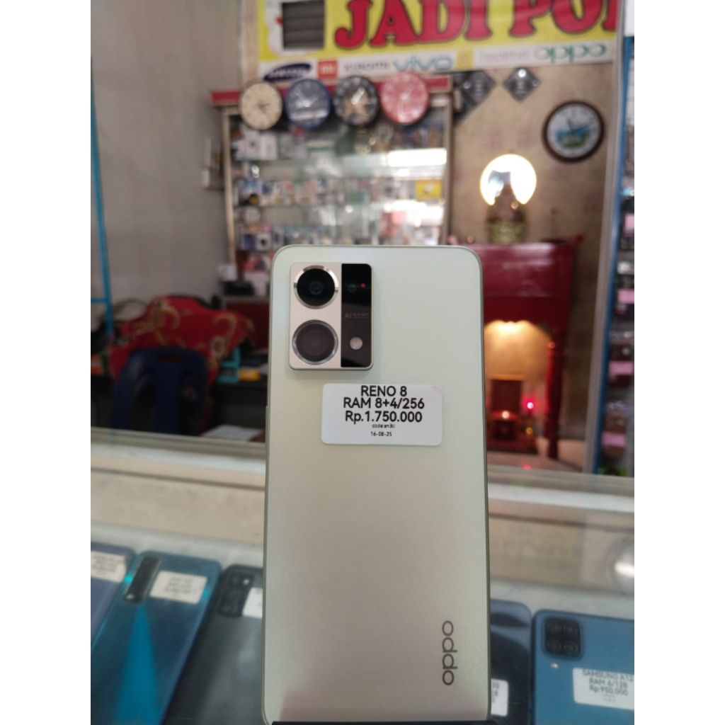 HP SECOND MURAH BERGARANSI OPPO RENO 8 RAM 8+4/256 ONLY