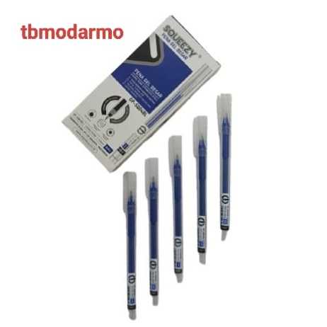 

TBMO PACK GEL PEN SQUEEZY GP-SQ04 0.5 BIRU ISI 12