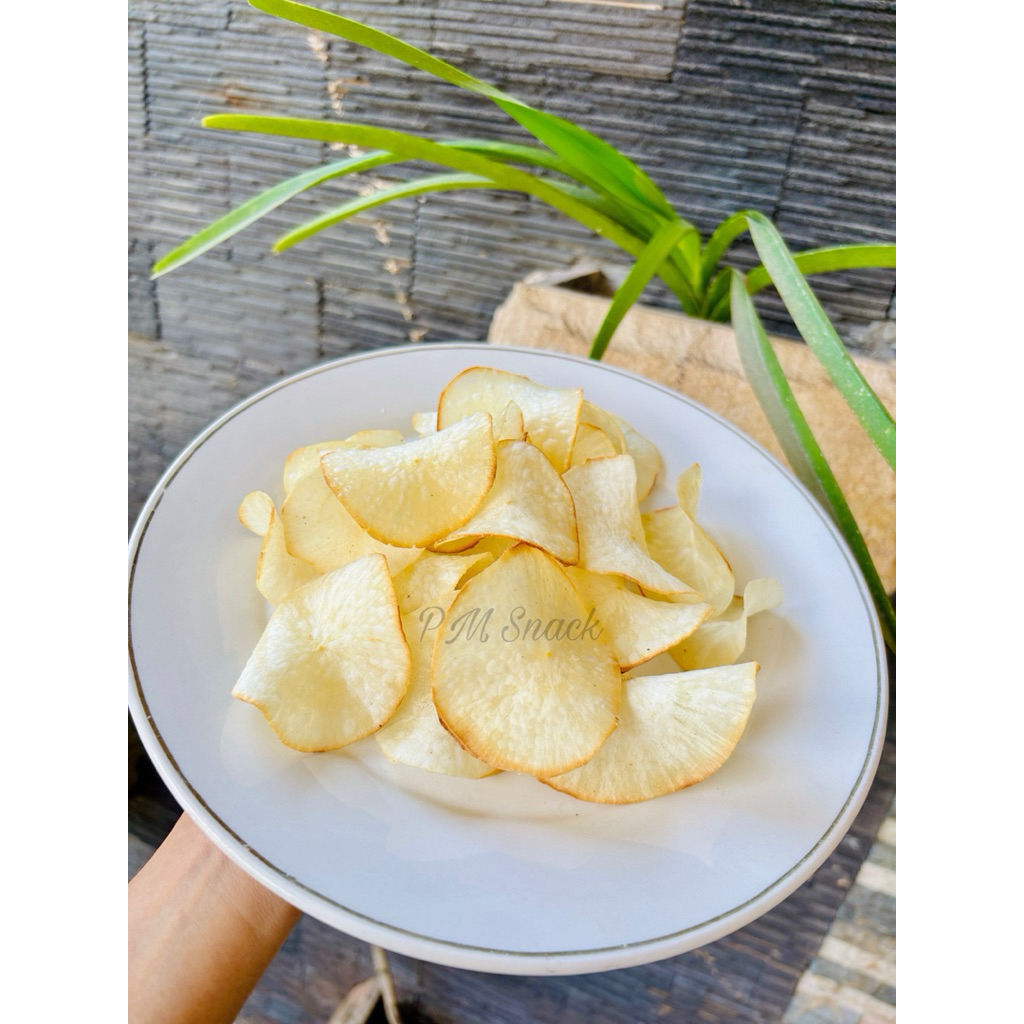 

Keripik Singkong 1kg Original Asin Gurih Renyah Enak Murah