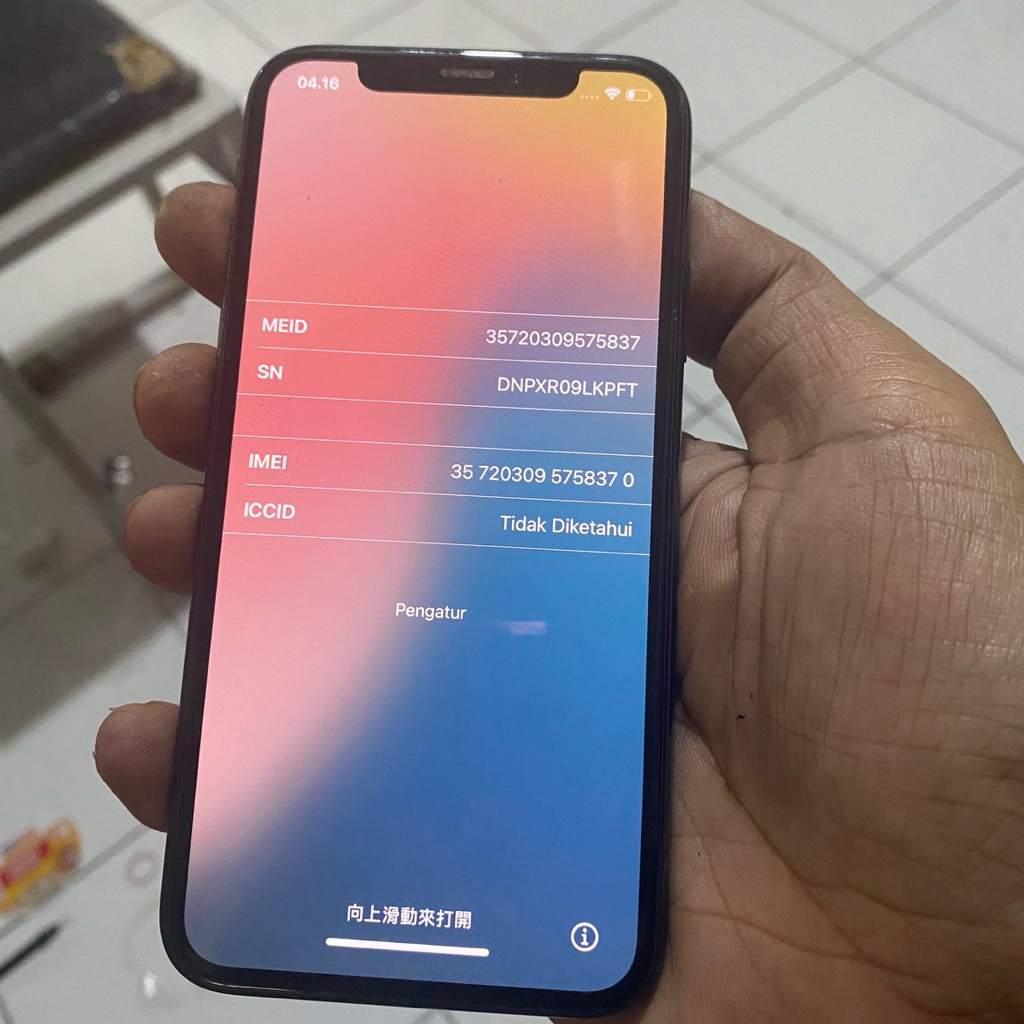 uphone xs 256 lupa icloud