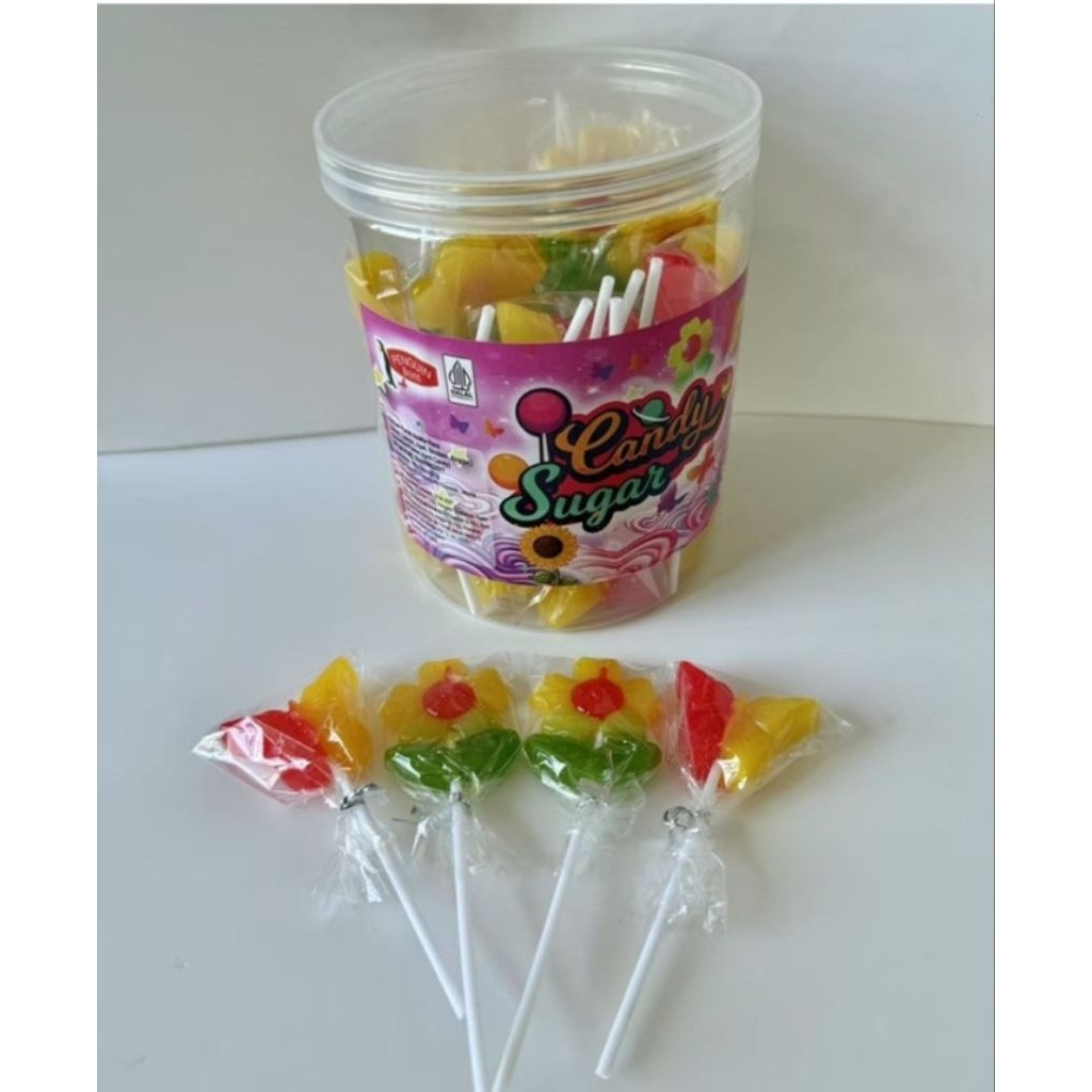 

Permen Lolipop Karakter Bunga Kupu Kupu isi 30 pcs