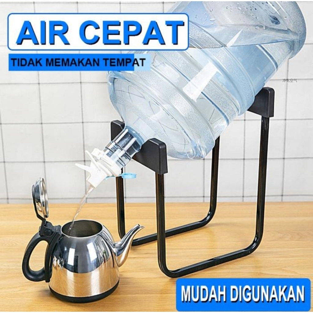 A1 Rak Galon / Rak Kaki Galon + Kran / Dudukan Galon Tatakan Galon Dan Kran Rak Galon Kaki