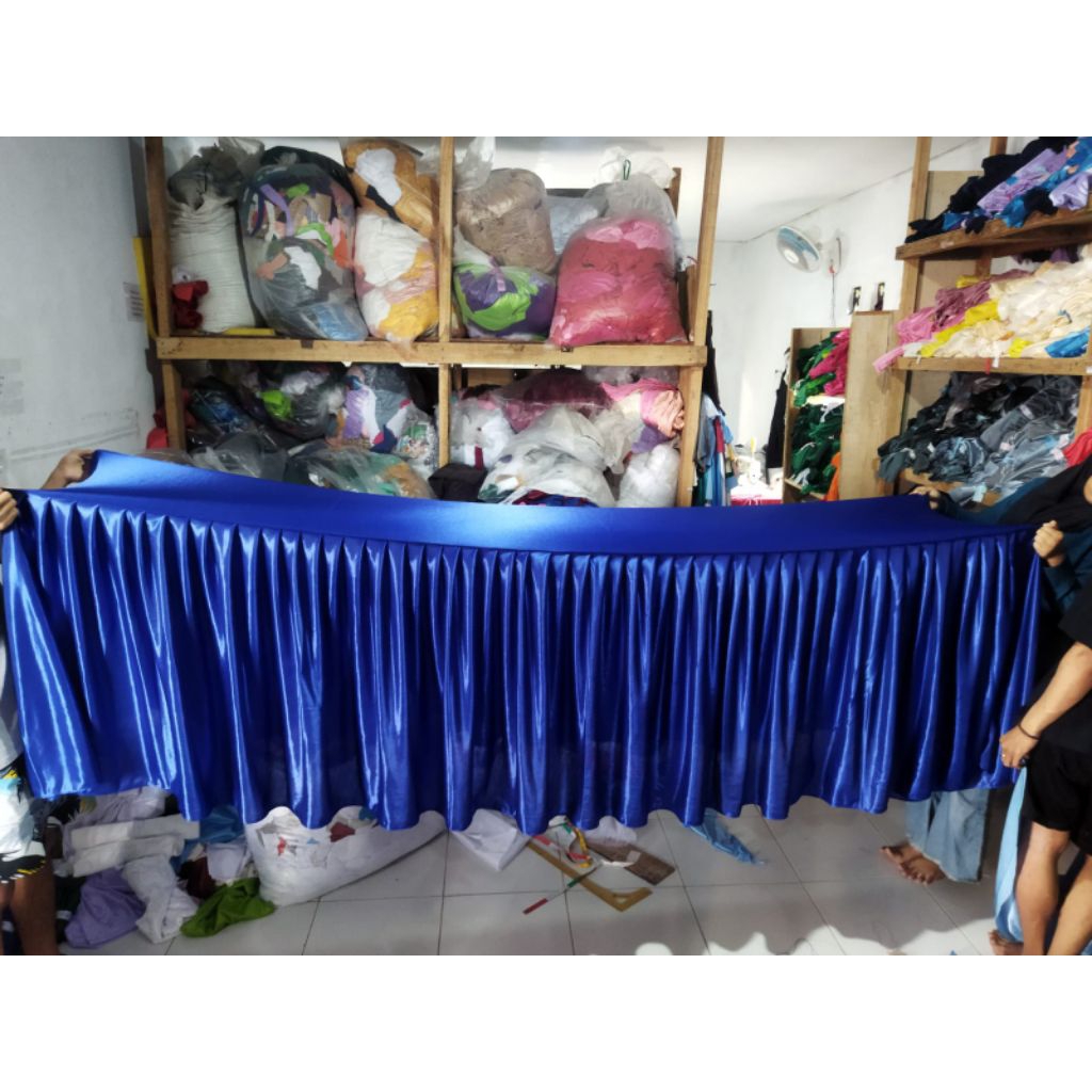 Cover meja prasmanan 80cm x 60cm x 140cm fullset