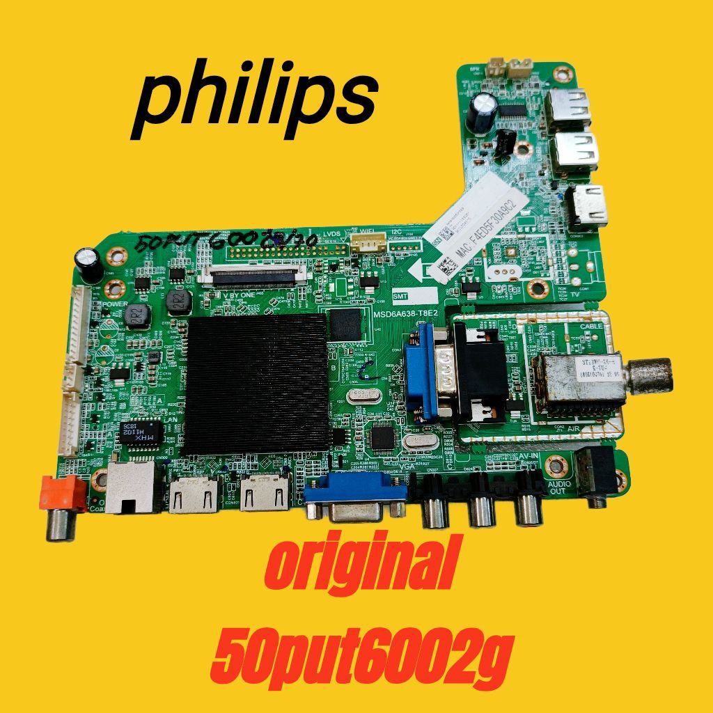 MAINBOARD TV PHILIPS 50INCI - MAINBOARD TV PHILIPS 50put6002s/7 - motherboard tv philips 50put6002s 