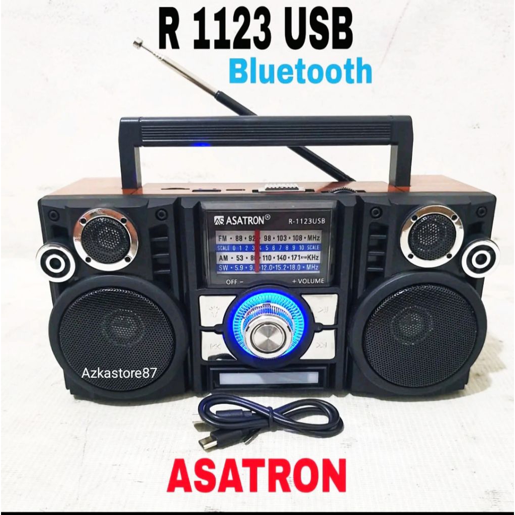 Radio asatron R1119 radio bluetooth radio 4 band FM/TV/AM/SW radio portable