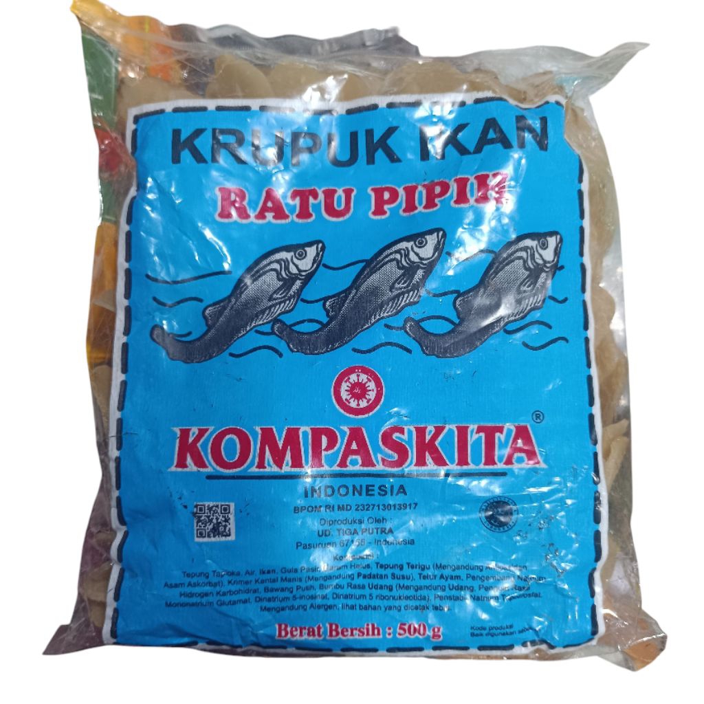 

Kerupuk Ikan Pipih 500gr Krupuk Ratu Pipih Kompaskita