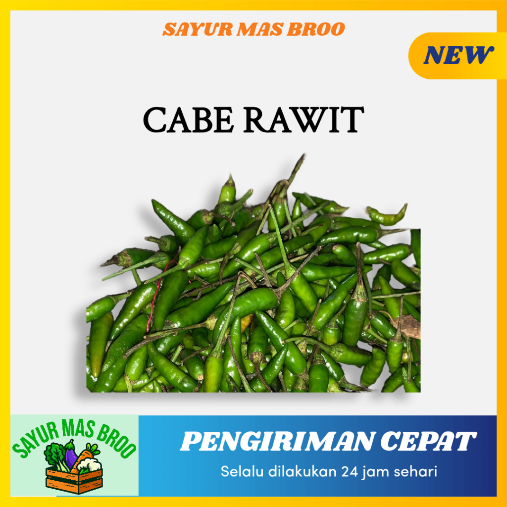 

Cabe Rawit Pedas - Toko Sayuran Mas Broo Palembang