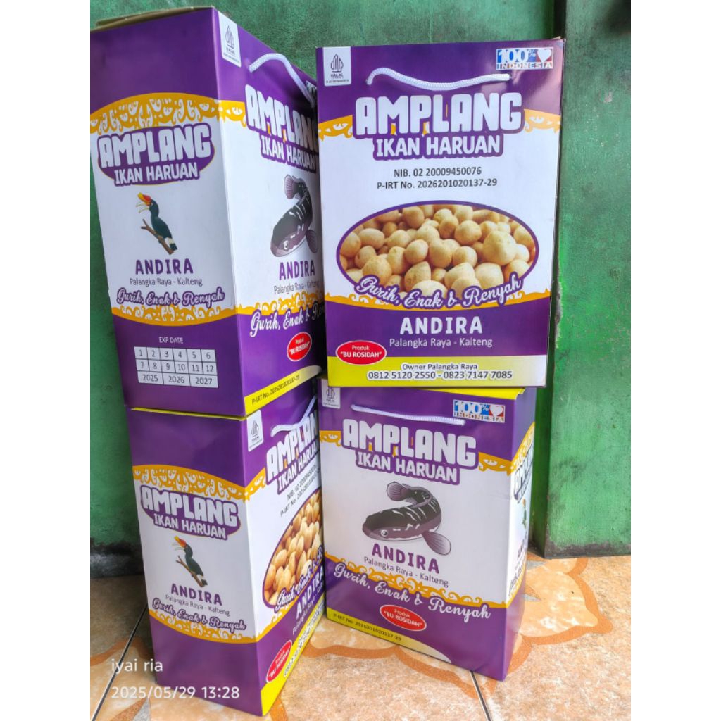 

amplang ikan haruan/gabus