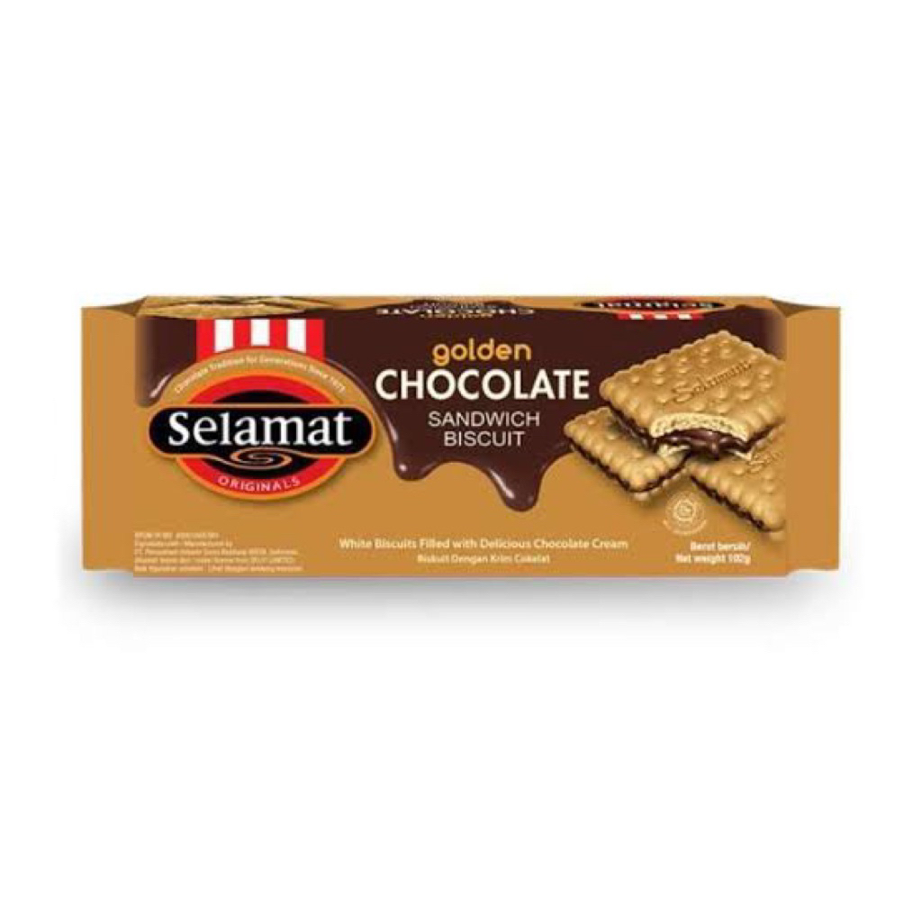 

Selamat Biscuit Sandwich Golden Chocolate 102gr