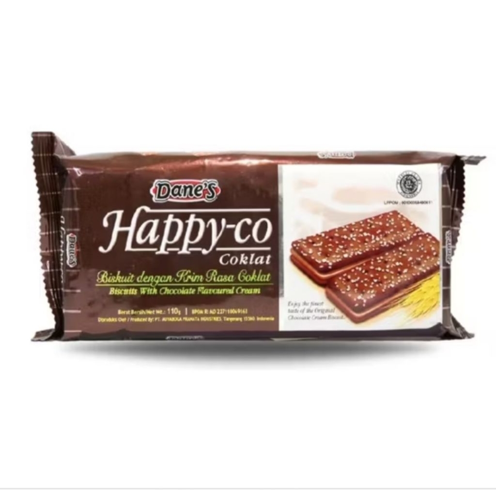 

DANE'S Happy Biskuit Cokelat Isi Krim - 110 gr