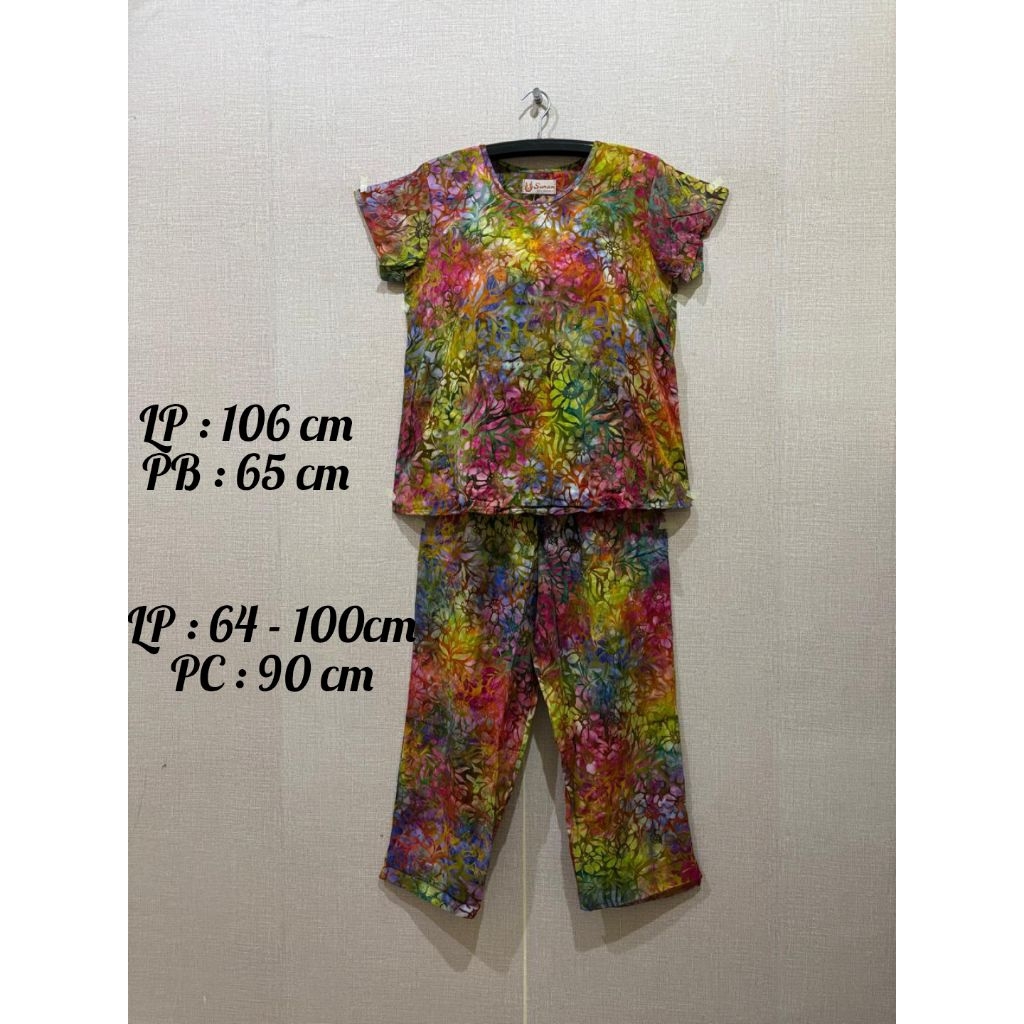 Setelan Sunan celana panjang (full batik)