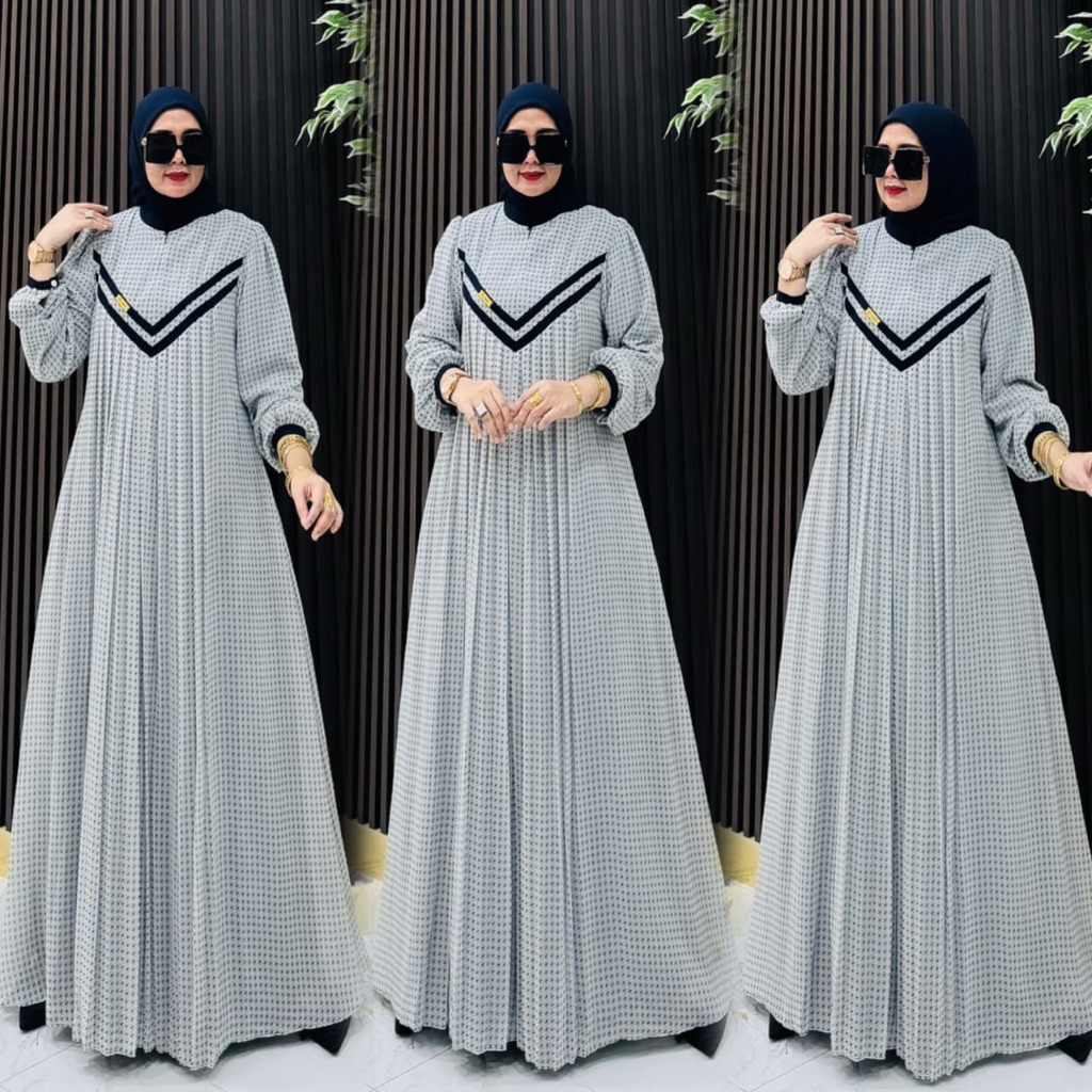 TERBARU GAMIS MAHARANI SET JILBAB / Maharani dress / COD original brand