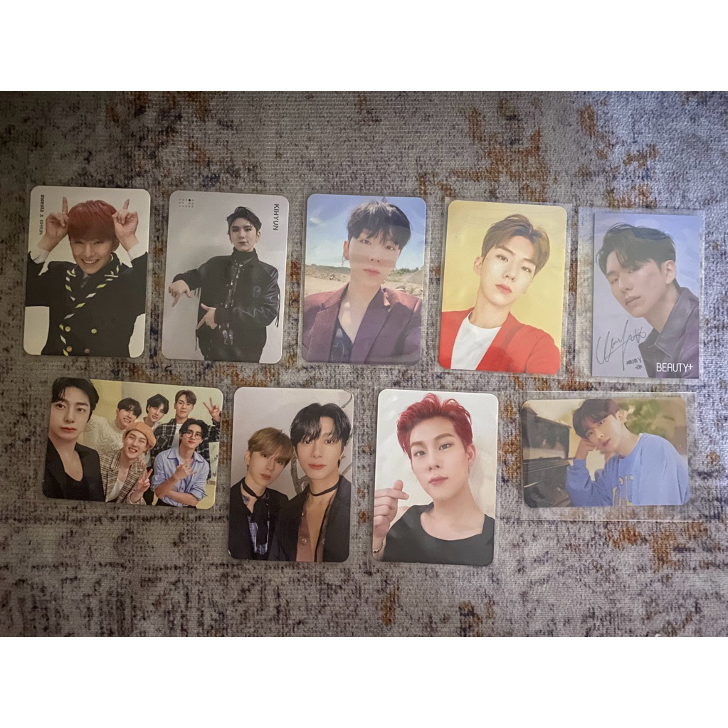PHOTOCARD MONSTA X KIHYUN JOOHEON HYUNGWON UNIT GROUP PHOTOCARD OFFICIAL MURAH