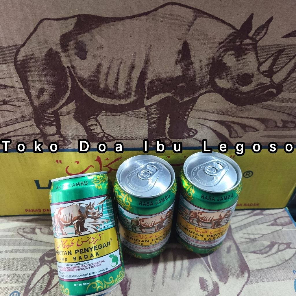 

Larutan penyegar cap badak kaleng/dus isi 24 kaleng