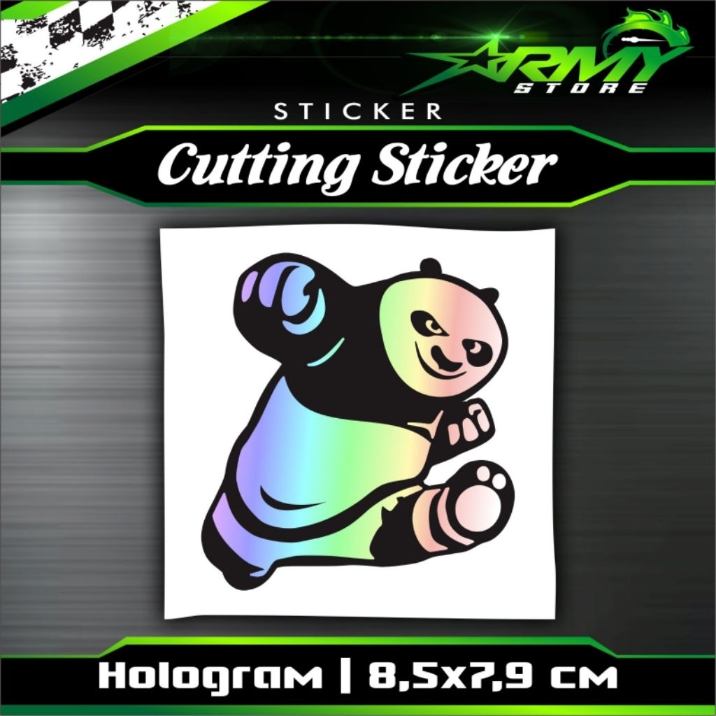

Stiker kungfu panda, Hologram