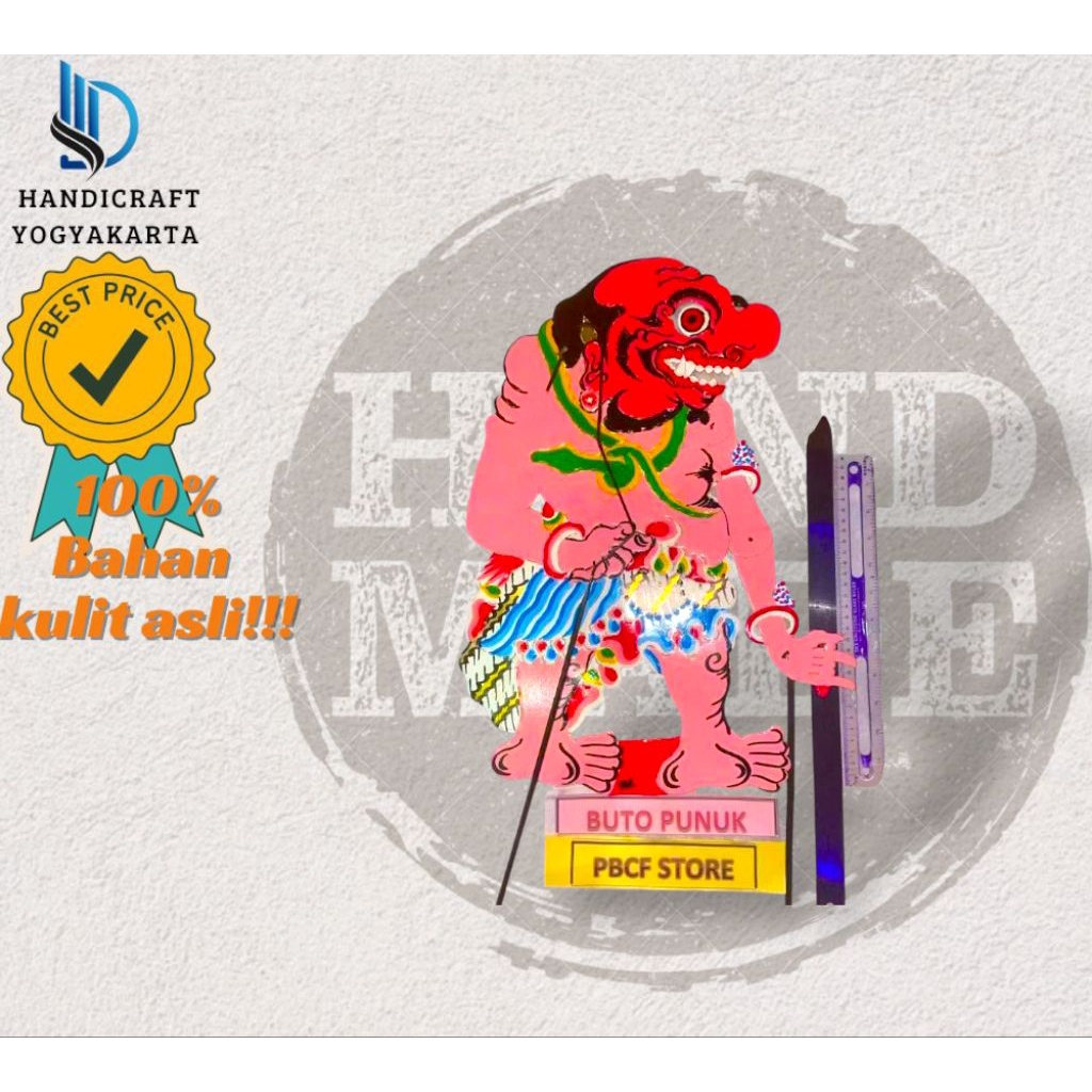 wayang kulit sapi asli Anoman/Hanoman -+60cm