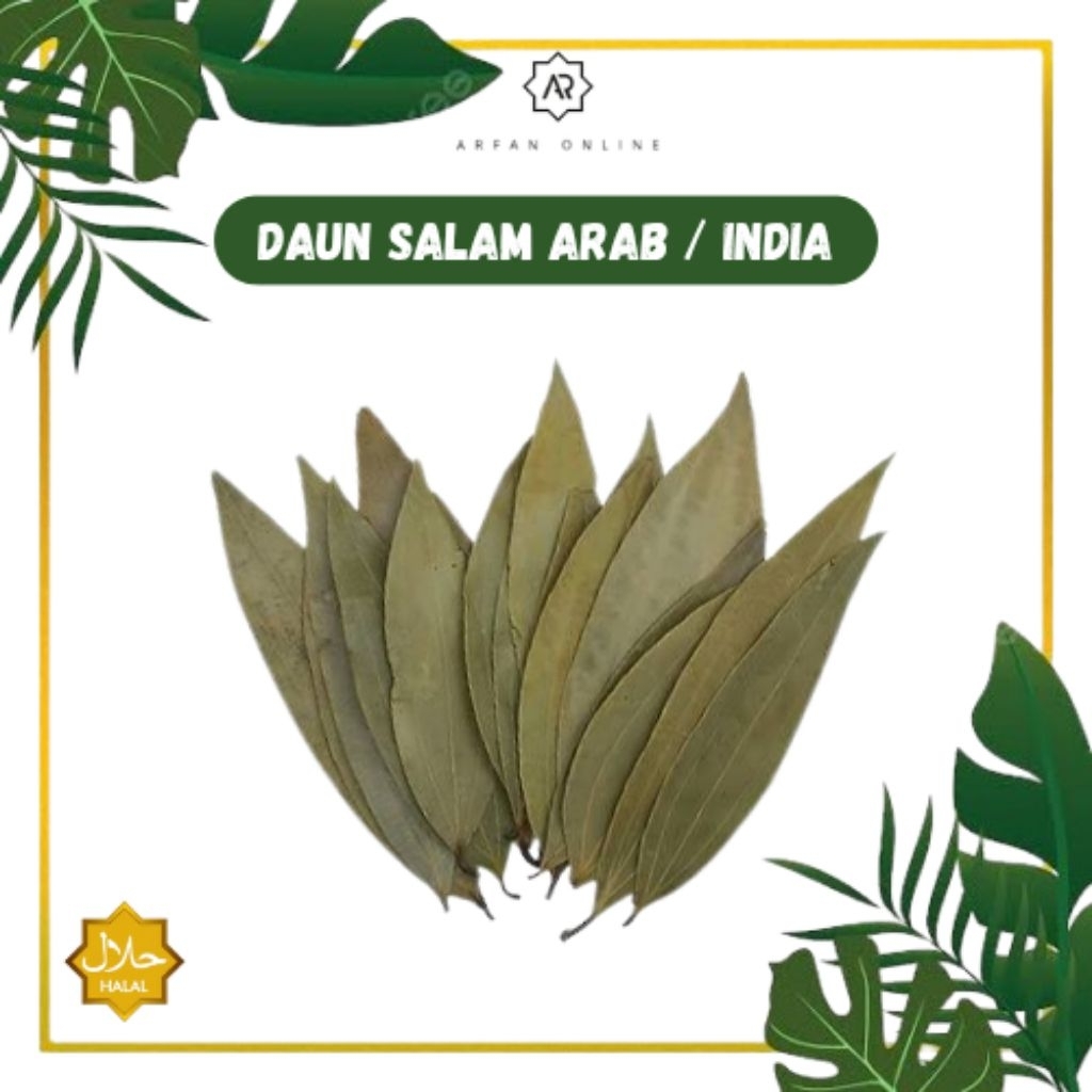 

Daun Salam Arab/India 10gr Premium – Bay Leaf Import