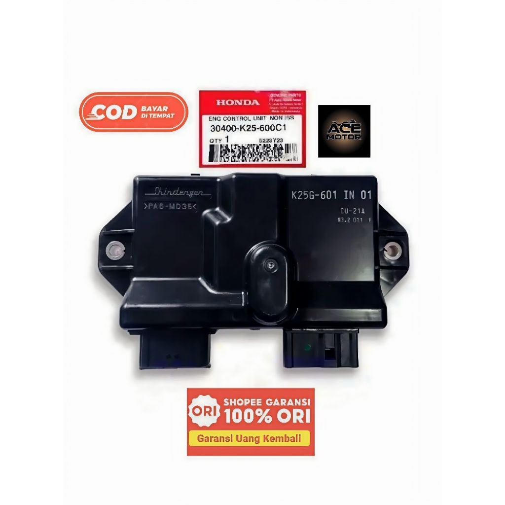 ECU ECM Beat 2014-2016 POP Scoopy(NON ISS)ORIGINAL AHM 30400 K25 600C1