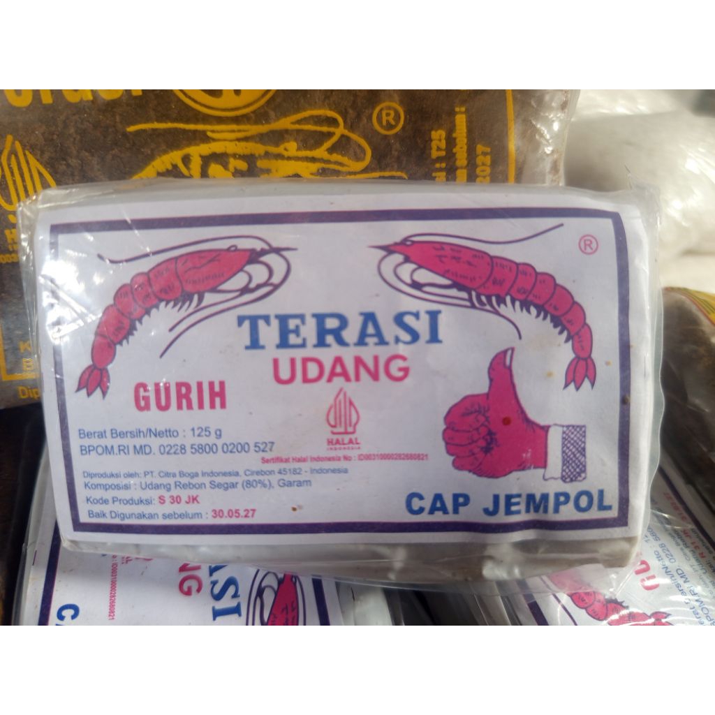 

Terasi Udang cap jempol khas kota Cirebon