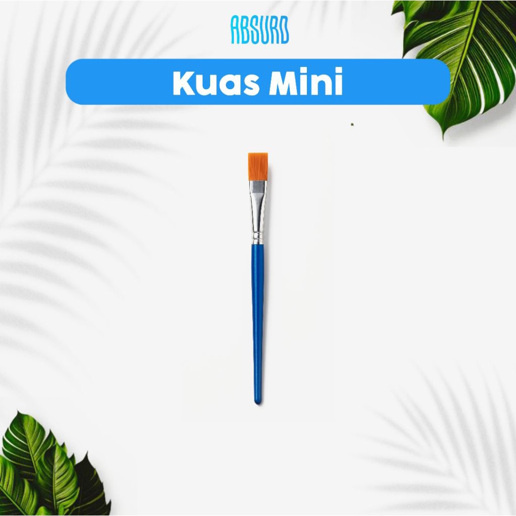 

Kuas Lukis Cat Air Paint Brush Nilon Ujung Pointed dan Flat / Kuas Kecil