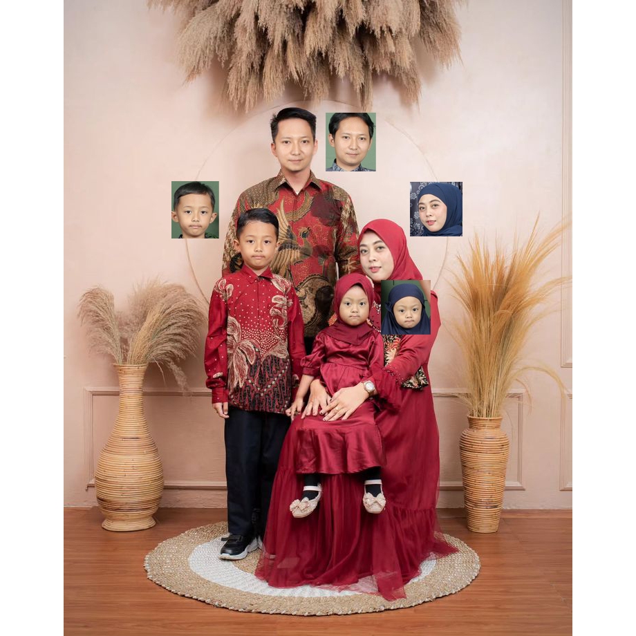 EDITING PREMIUM FOTO KELUARGA | EDIT TAMBAH OBJEK TERPISAH | EDIT TAMBAH OBJEK | EDITING GANTI WAJAH