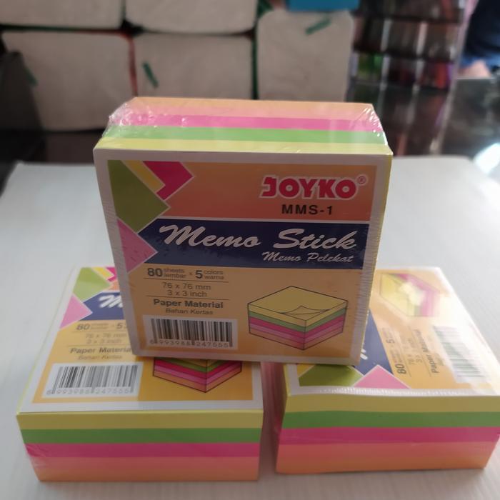 

Joyko Mms-1 Memo Stick Sticky Notes Kertas Notes