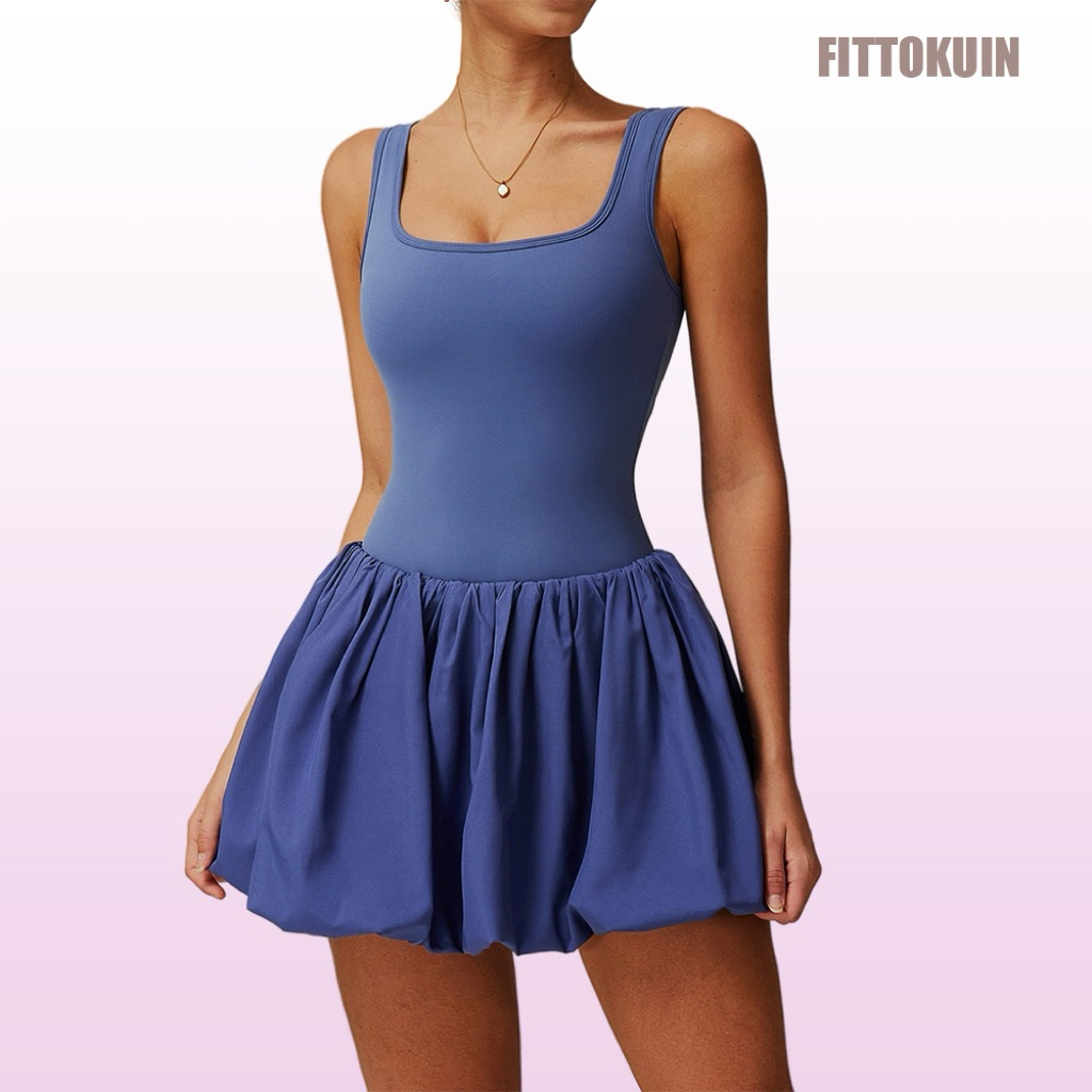 FITTOKUIN - Tennis Dress / Padel Dress / Tennis Skort / Terusan Tennis Padel / Jumpsuit Tennis Padel