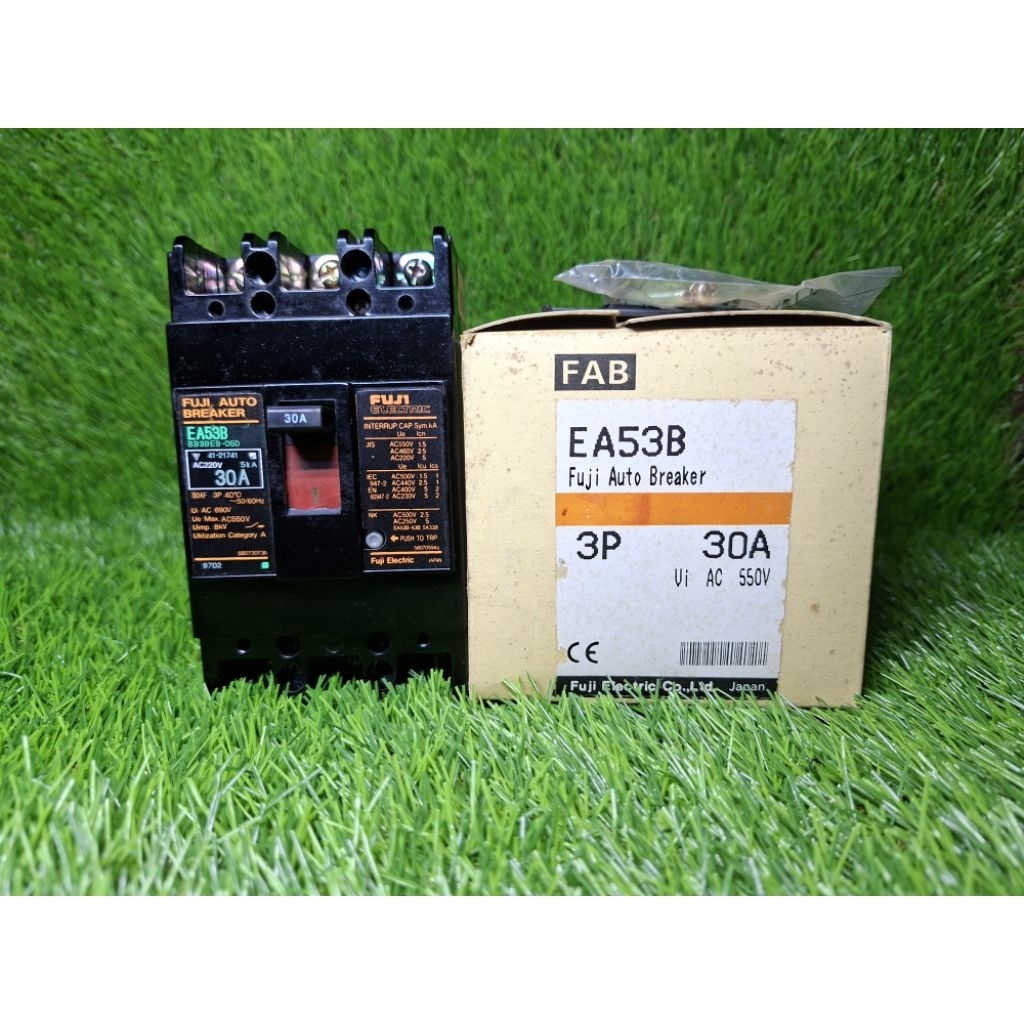 mccb fuji type EA53B 3p 30 amper,50 amper baru stok lama
