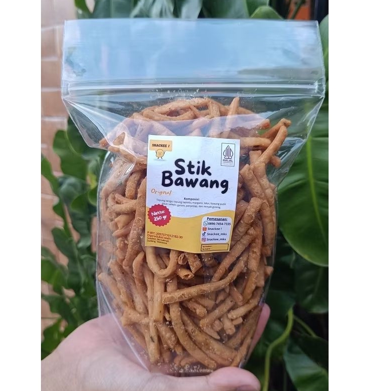 

SNACKEE|| Stik Bawang rasa "Original" premium isi 250gr
