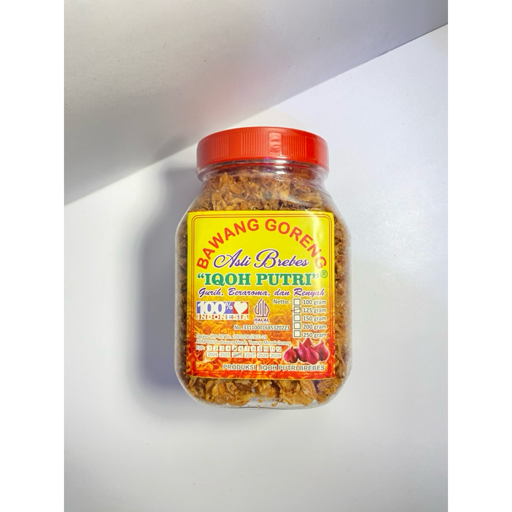 

BAWANG GORENG Original TOPLES ASLI BREBES 100% - IQOH PUTRI