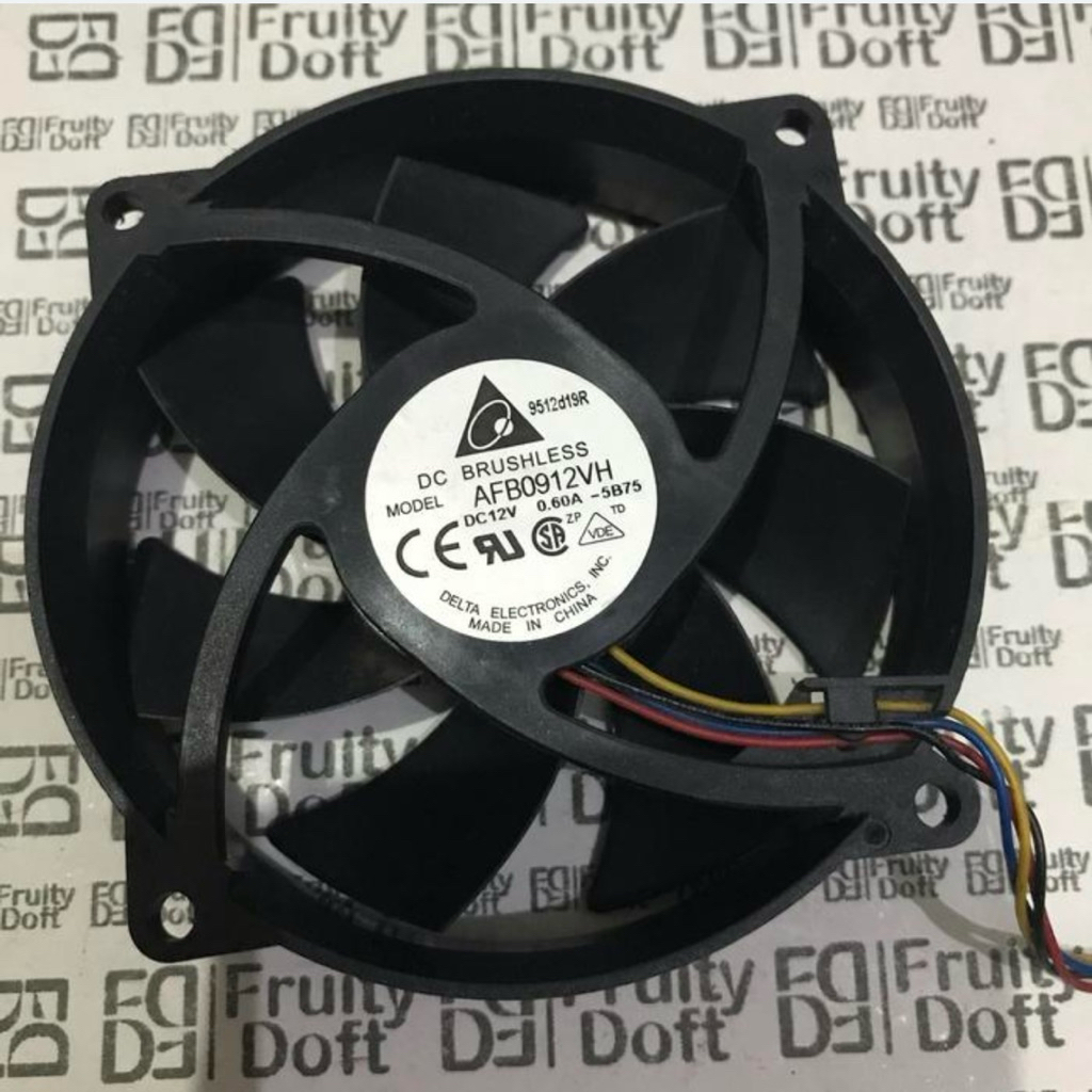 Kipas Fan Processor Komputer DELTA AFB0912VH 9cm 12V 0.6A 3800RPM
