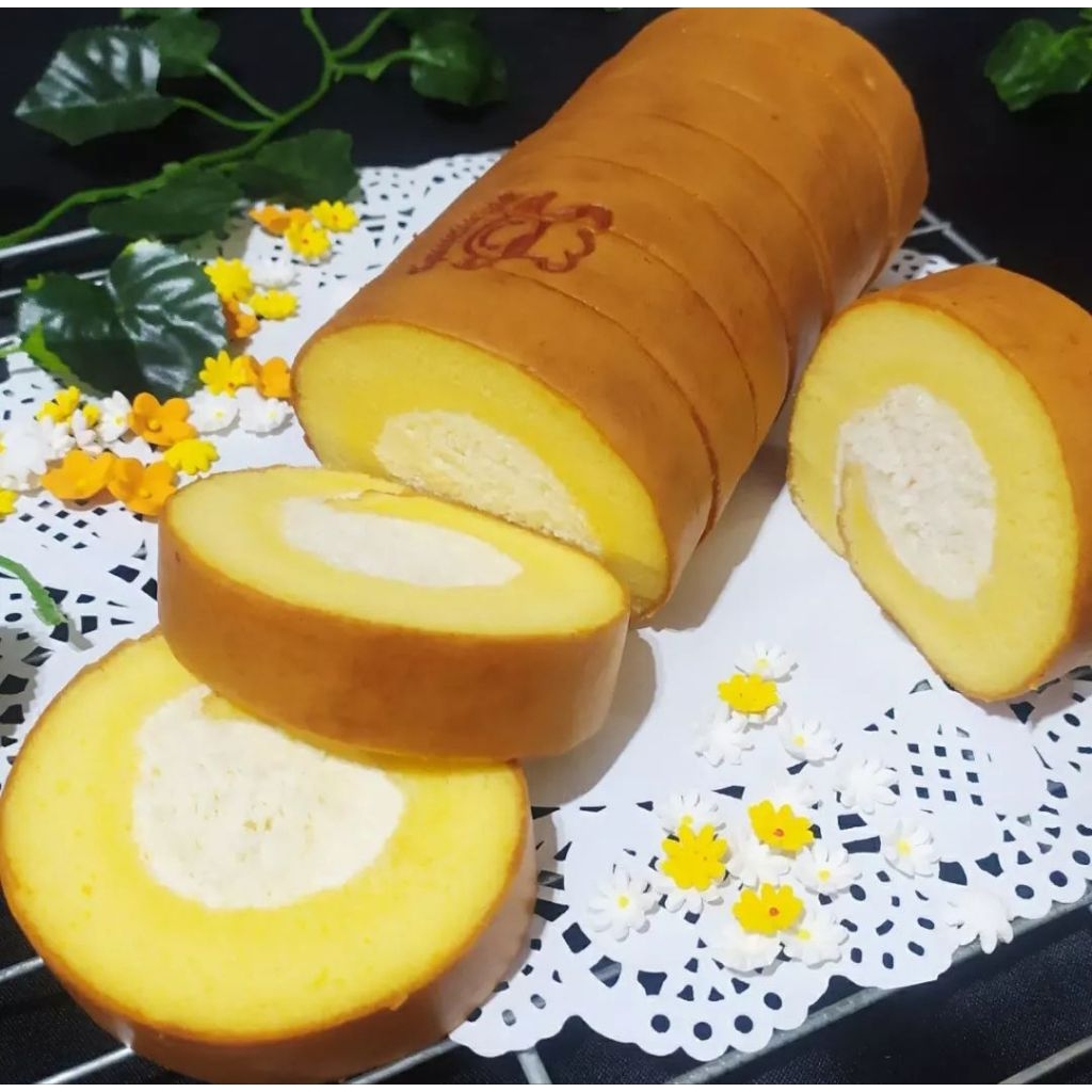 

Roll Cake / Bolu gulung isi keju