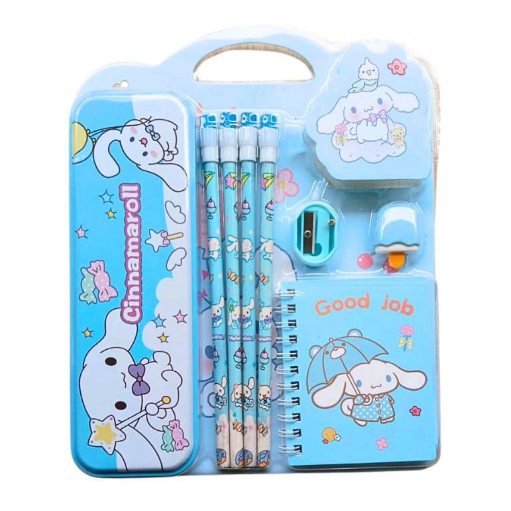 

Set Alat Tulis Box Labubu Capybara 8 In 1 Stationary Penggaris Penghapus Rautan PensilAnak Sekolah TK SD Motif Lucu