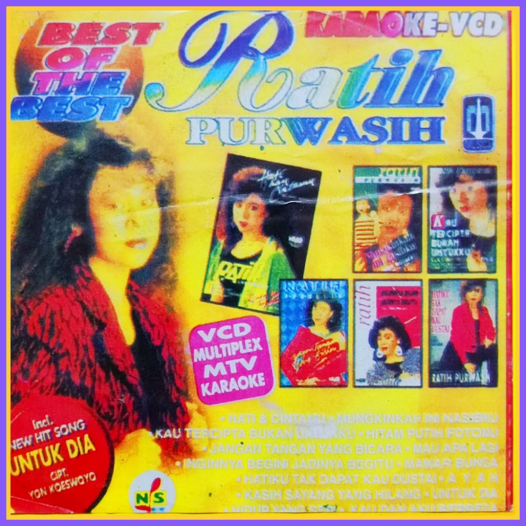 Kaset VCD 14 Lagu Pop Nostalgia RATIH PURWASIH Album Pilihan Terbaik