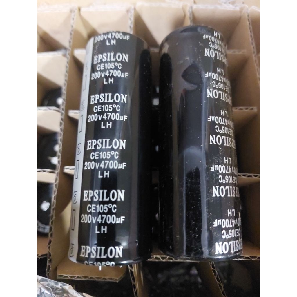 Elko Epsilon 4700uf 200v. Epsilon 4700 200v Original