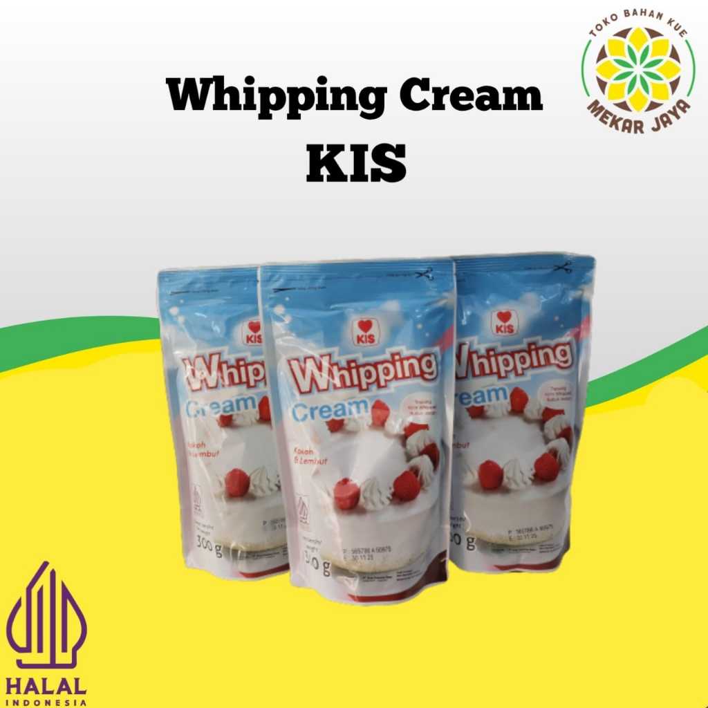 

KIS Whipped Cream 300gr - Perfect for Whipping Cream