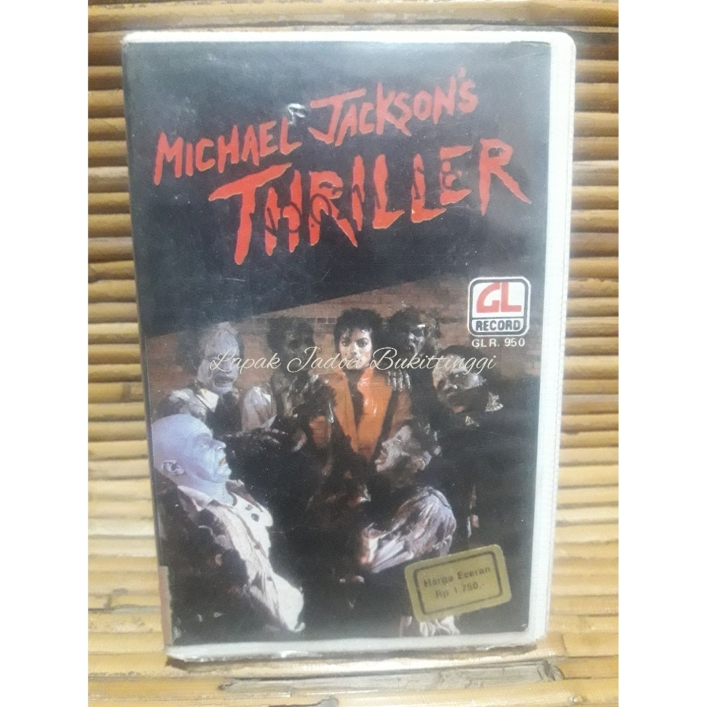kaset pita - michael jacksons - thriller (rilisan awal)