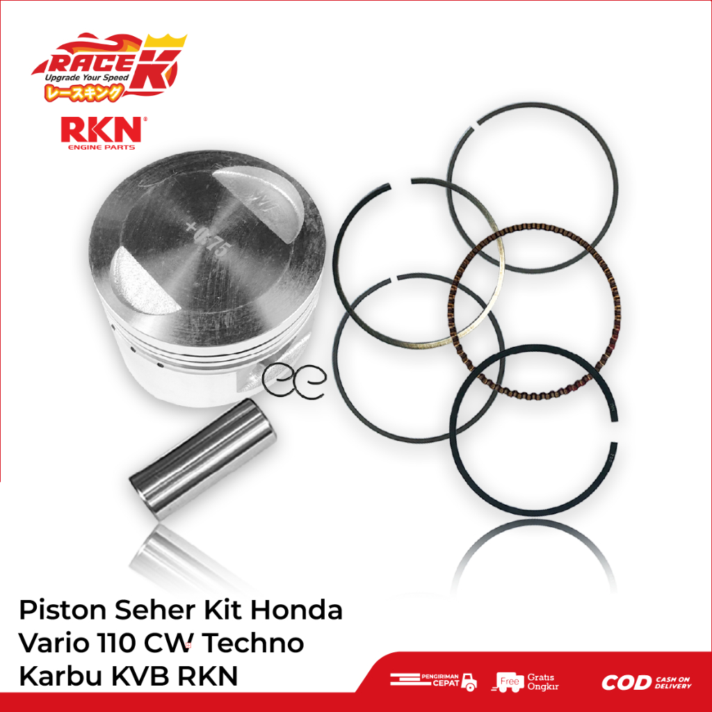 RKN Piston Seher KIT Oversize Honda Vario 110 Karbu Techno KVB STD 25 50 75 100 125 150 175 200 mm