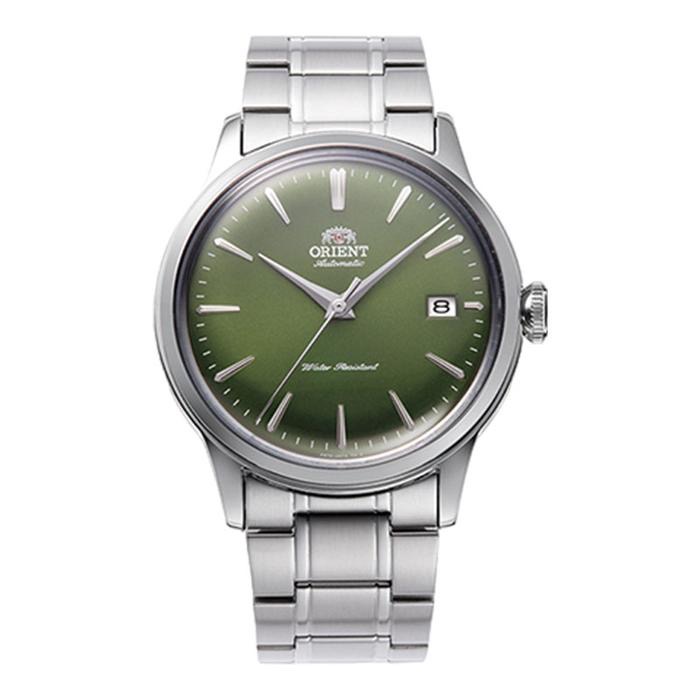 Orient Classic RA-AC0M09E Bambino Automatic Grass Green Dial Metal Strap
