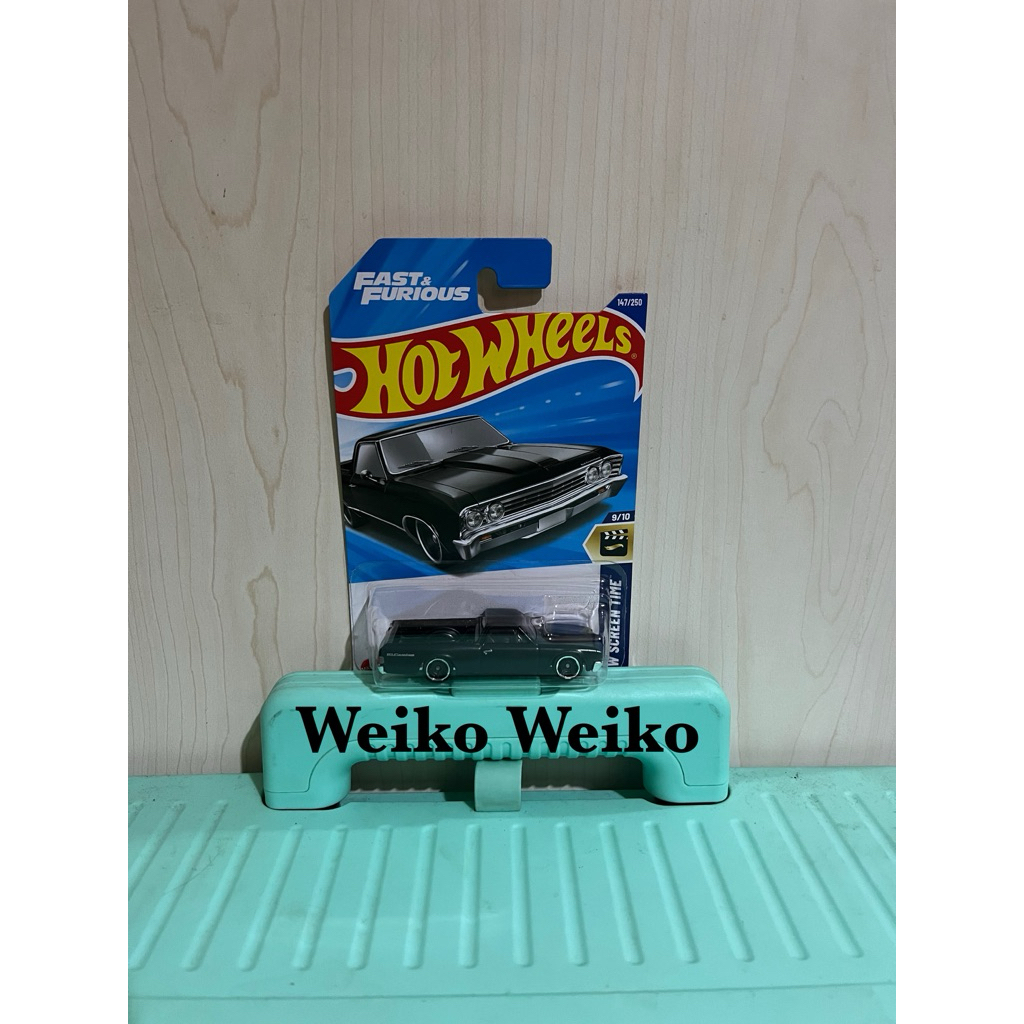 hotwheels chevy el camino hitam