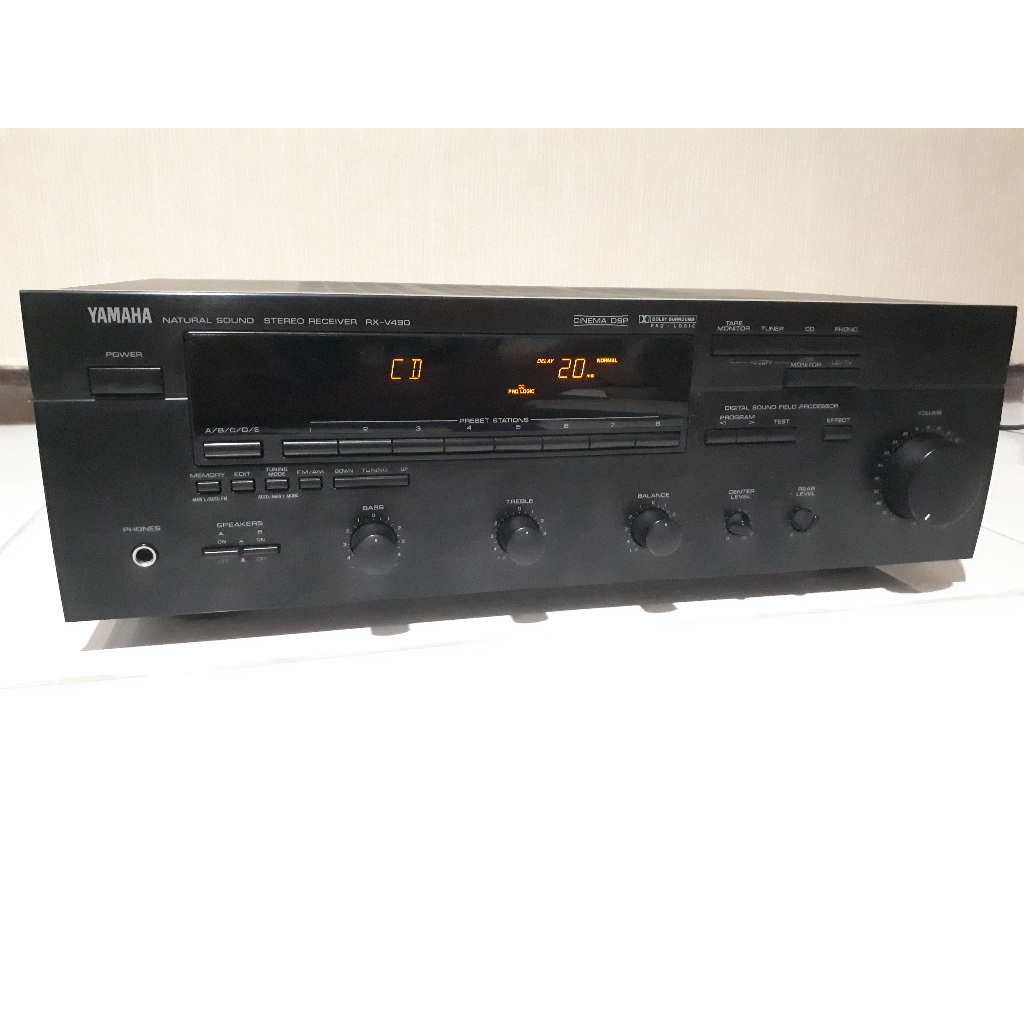 Yamaha Stereo Receiver RX-V490 Cinema DSP Amplifier Audio