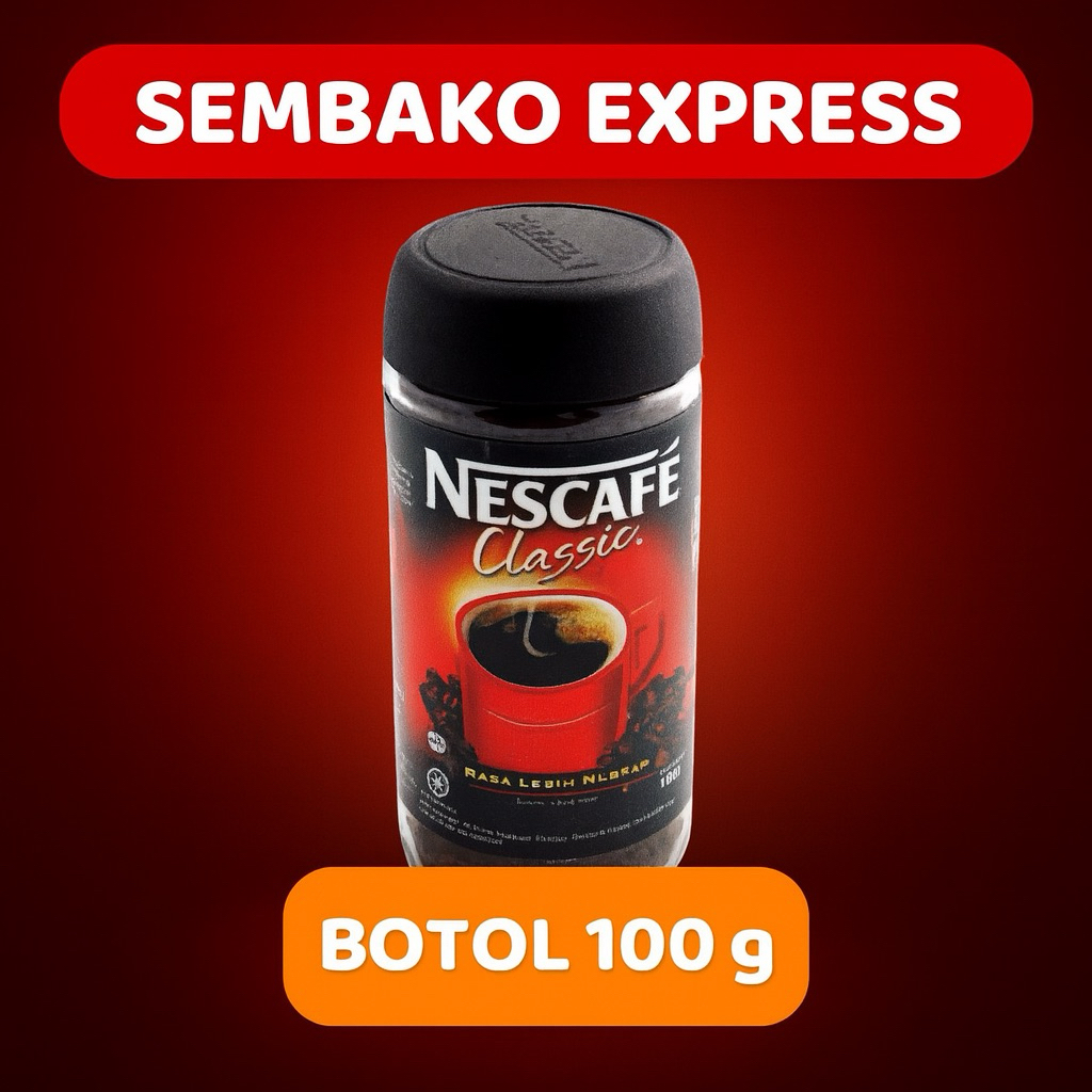 

Nescafe Classic Botol 100g – Kopi Hitam Instan