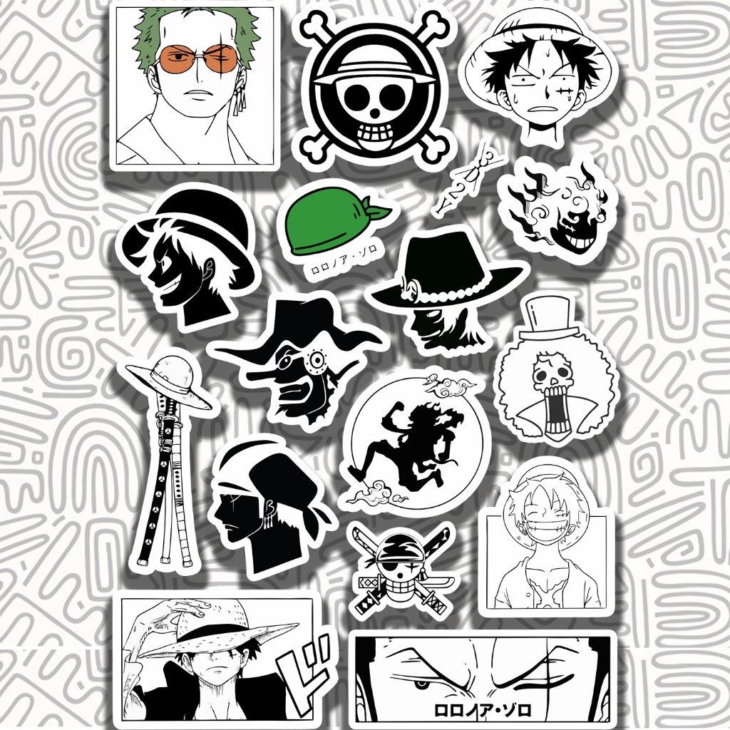 

Stiker One Piece Luffy Zoro Gear five || Sticker Anime OP