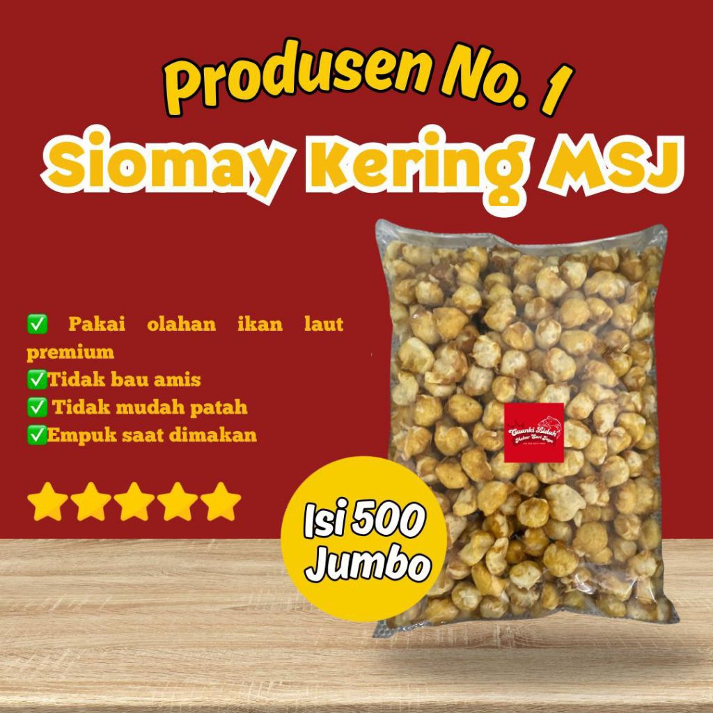 

cuanki siomay kering kuncup Jumbo isi 500