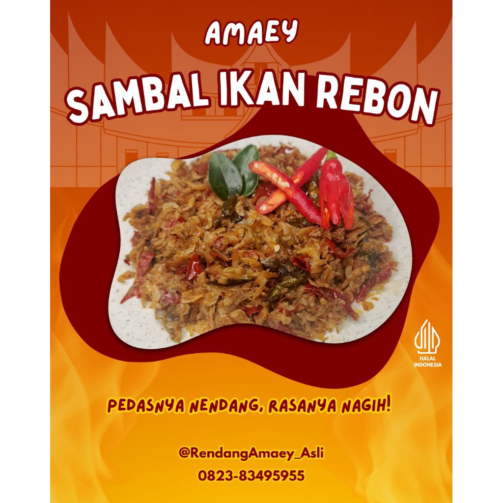 

Sambal Ikan Rebon-Rendang Amaey