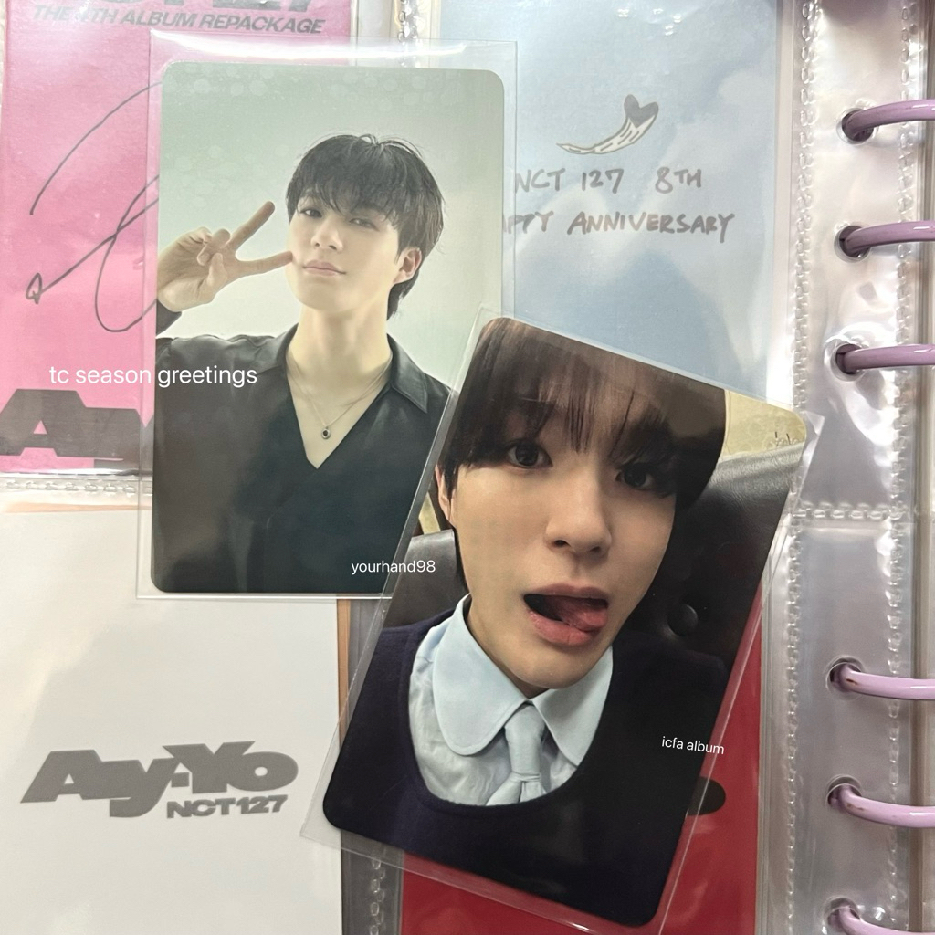 [READY STOCK] PHOTOCARD PC JENO ICFA ALBUM & TC SEASON GREETINGS