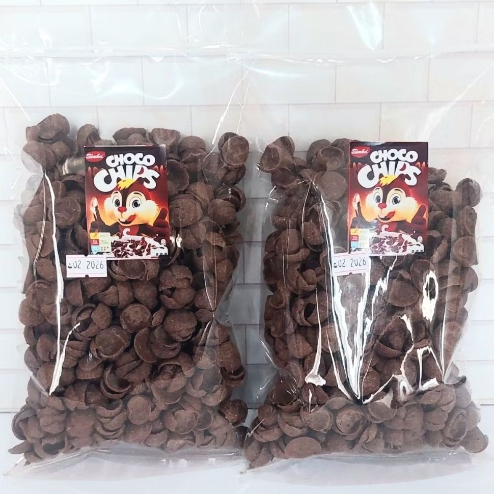 

SIMBA CHOCO CRUNCH CHOCO CHIPS KILOAN 195 GR COKLAT DAN STRAWBERY