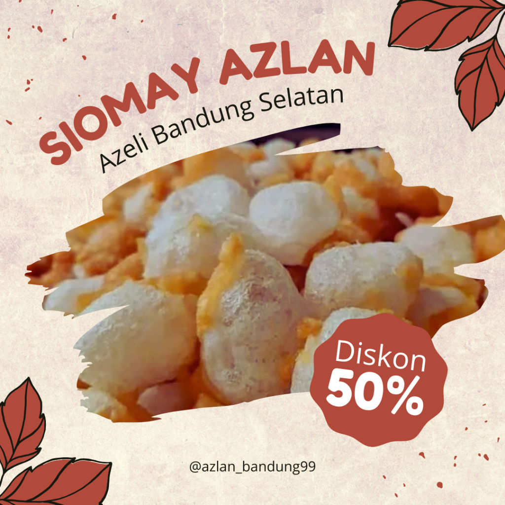 

CUANKI SOMAY MINI 250 GRAM AZLAN / GURILEM / BATAGOR - CUANKIE - TOPING BASO ACI - SEBLAK