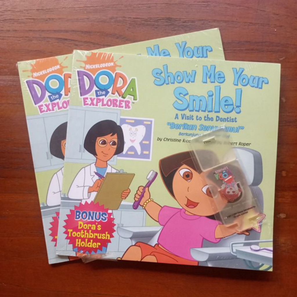 Buku Anak Gigi - Buku Berkunjung ke Dokter Gigi | Buku Dora the Explorer